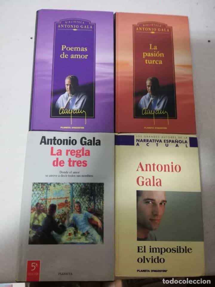Libro de segunda mano: LOTE ANTONIO GALA 4 LIBROS