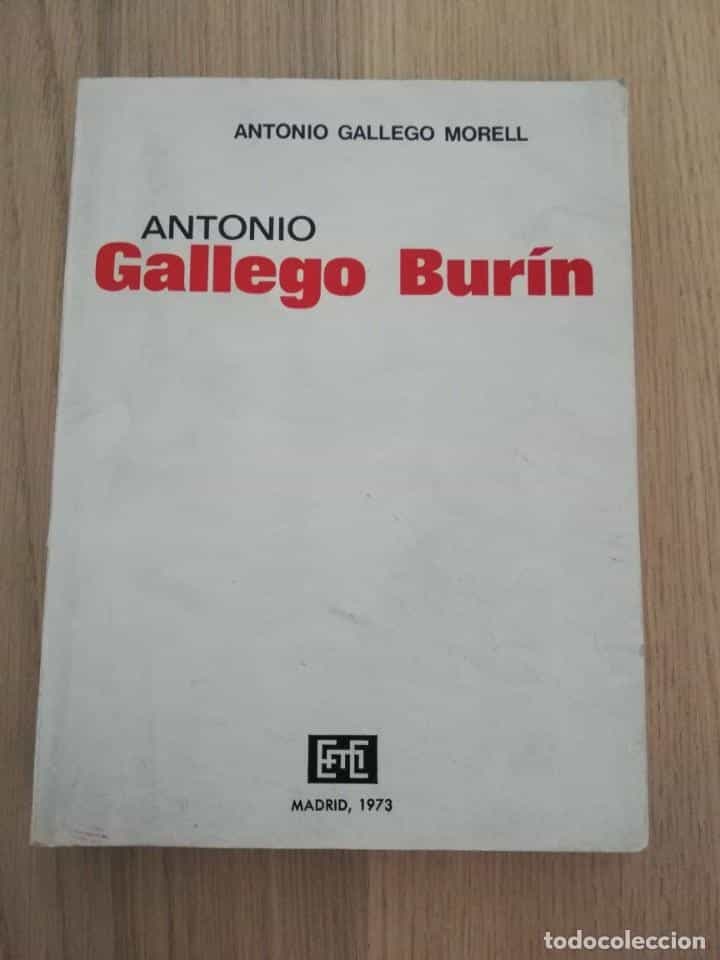Libro de segunda mano: ANTONIO GALLEGO BURIN (1895-1961)