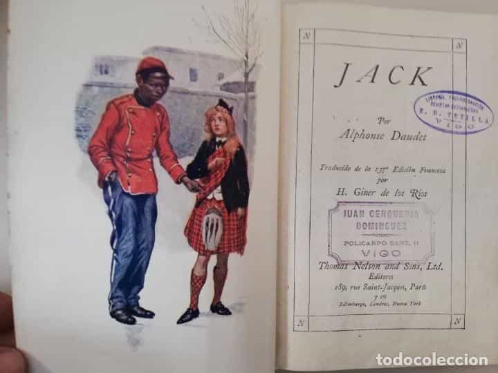Imagen 3 del libro ALPHONSE DAUDET: JACK - TRADUCIDA POR GINER DE LOS RIOS - THOMAS NELSON AND SONS EDITORS