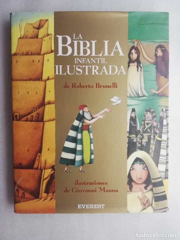 Libro de segunda mano: LA BIBLIA INFANTIL ILUSTRADA ROBERTO BRUNELLI · EDITORIAL EVEREST TAPAS DURAS