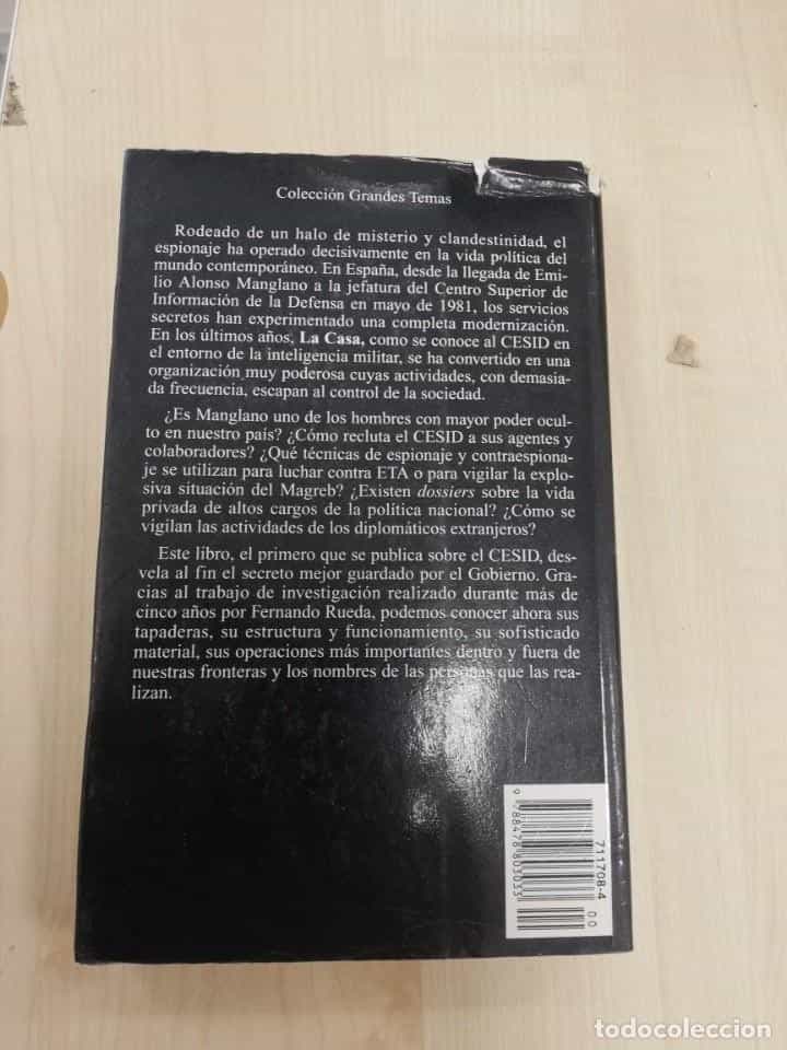 Imagen 2 del libro FERNANDO RUEDA. LA CASA: EL CESID, AGENTES, OPERACIONES SECRETAS Y ACTIVIDADES DE LOS ESPÍAS