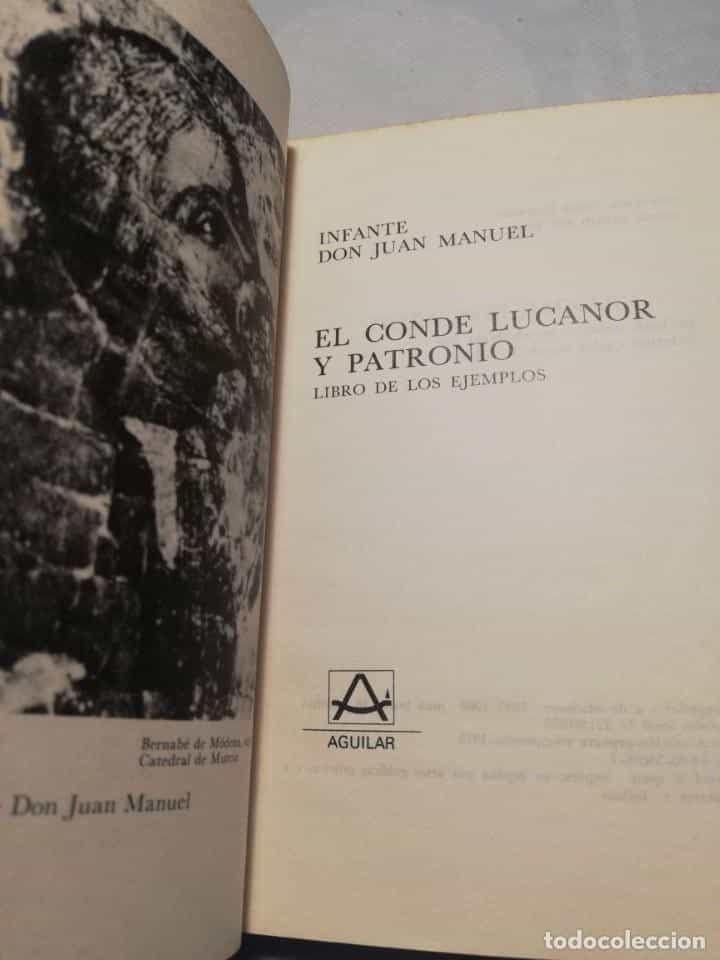 Libro de segunda mano: DON JUAN MANUEL EL CONDE LUCANOR Y PATRONIO. AGUILAR