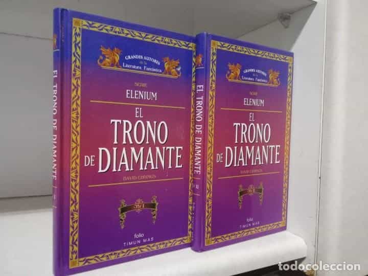 Libro de segunda mano: EL TRONO DEL DIAMANTE. EDDINGS. 2 VOL TIMUN MAS
