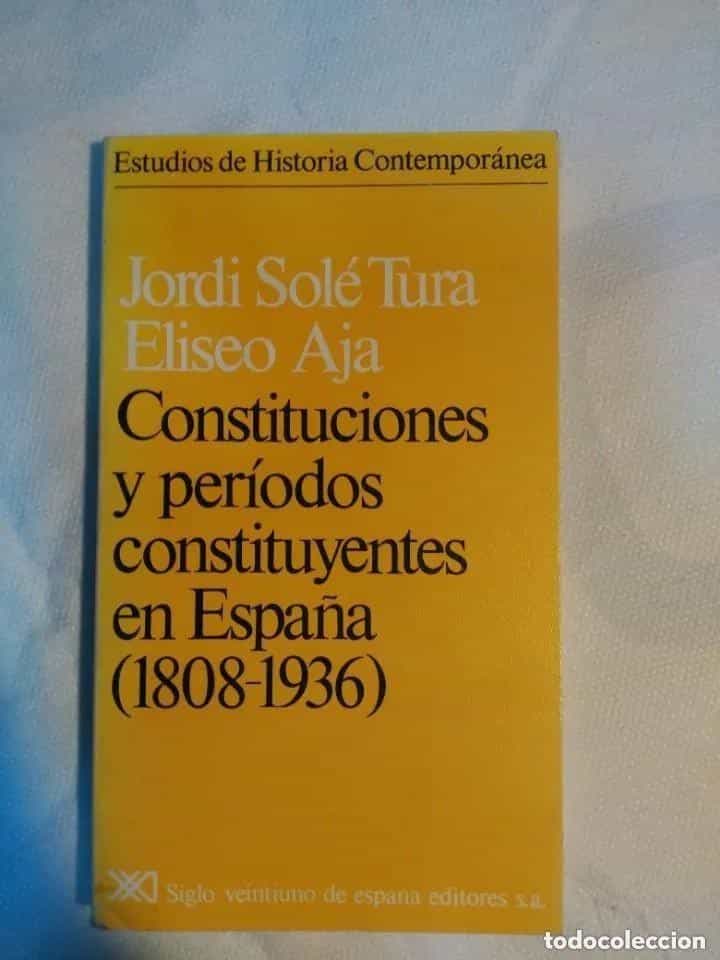 Libro de segunda mano: CONSTITUCIONES Y PERIODOS CONSTITUYENTES EN ESPAÑA 1808-1936