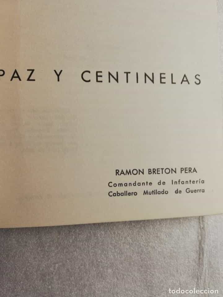 Imagen 2 del libro PAZ Y CENTINELAS PARA LA INSTRUCCION DEL SOLDADO 6ºEDICION.POR RAMON BRETON,CABALLERO MUTILADO DE GU
