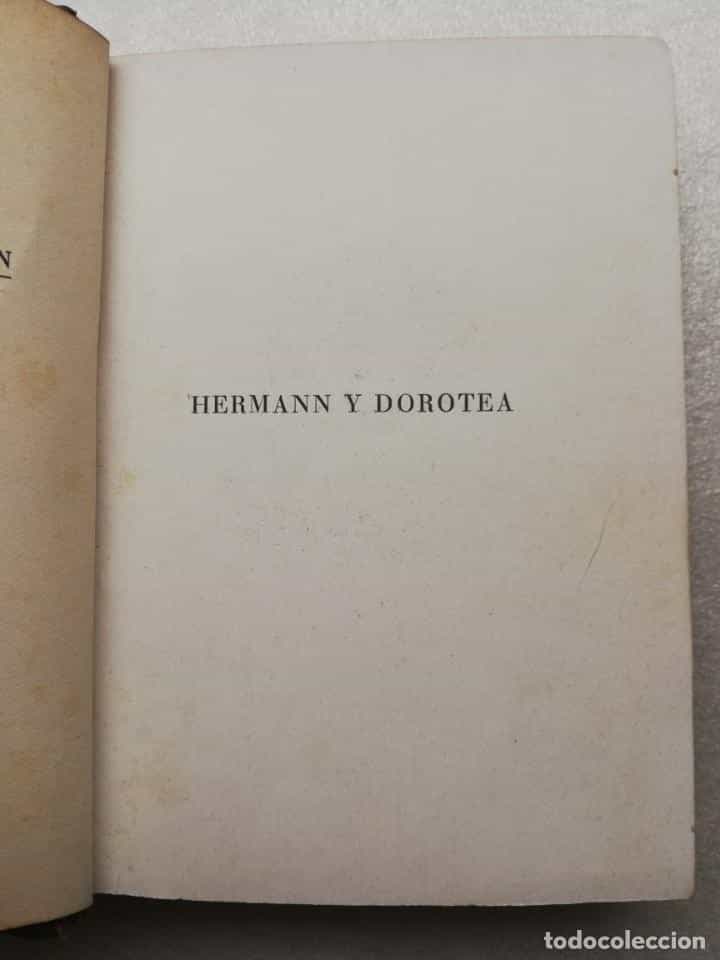 Imagen 2 del libro HERMANN Y DOROTEA, MONTANER Y SIMÓN, BARCELONA JUNIO 1941