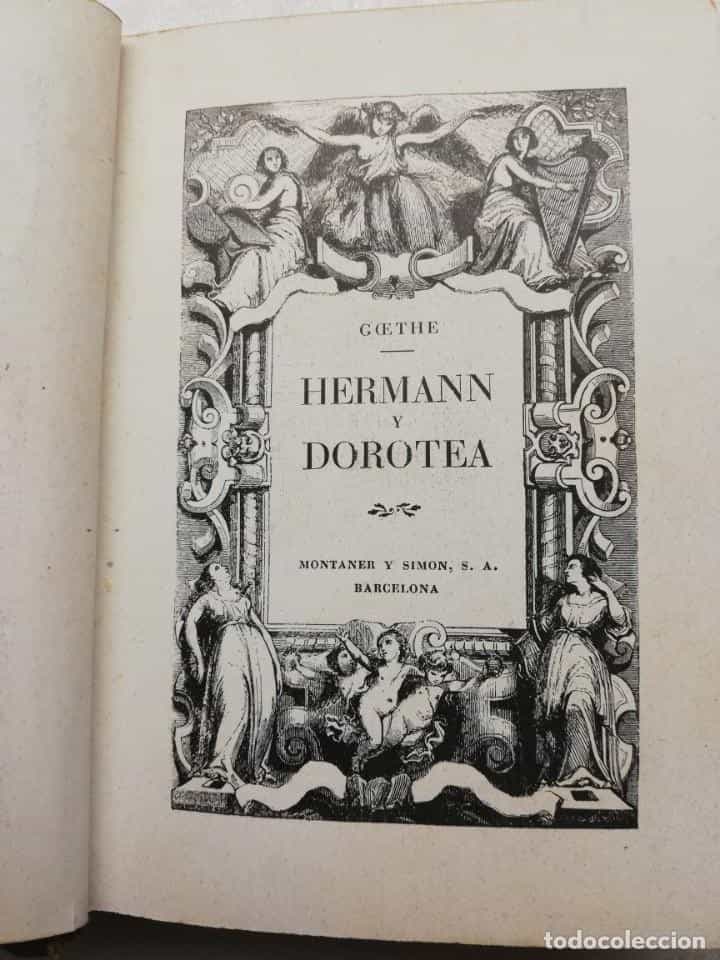 Imagen 3 del libro HERMANN Y DOROTEA, MONTANER Y SIMÓN, BARCELONA JUNIO 1941
