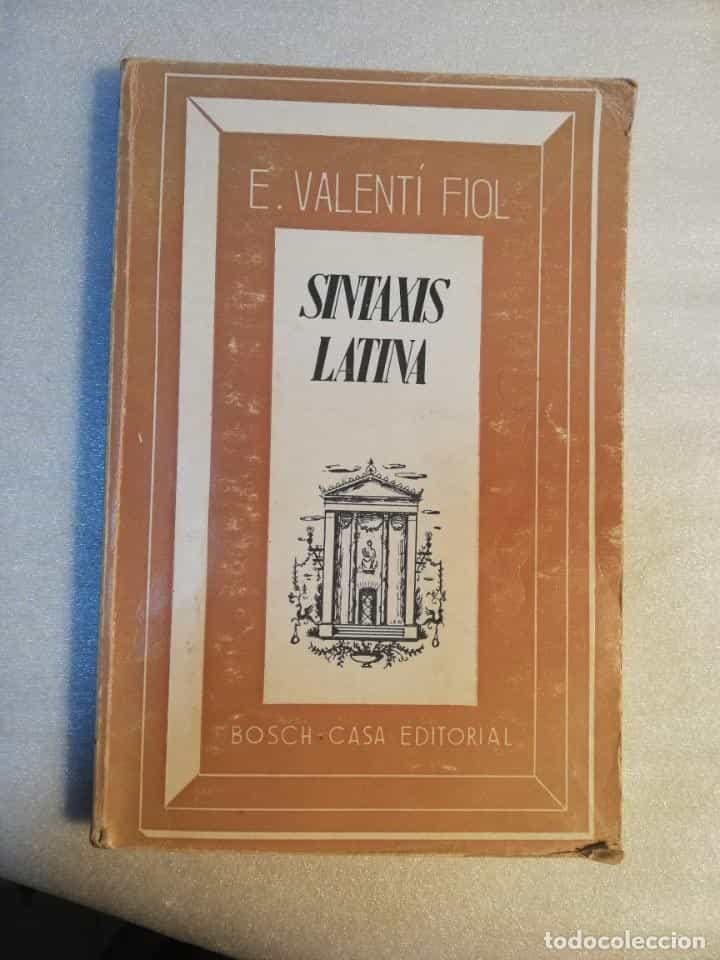 Libro de segunda mano: SINTAXIS LATINA, E. VALENTÍ FIOL