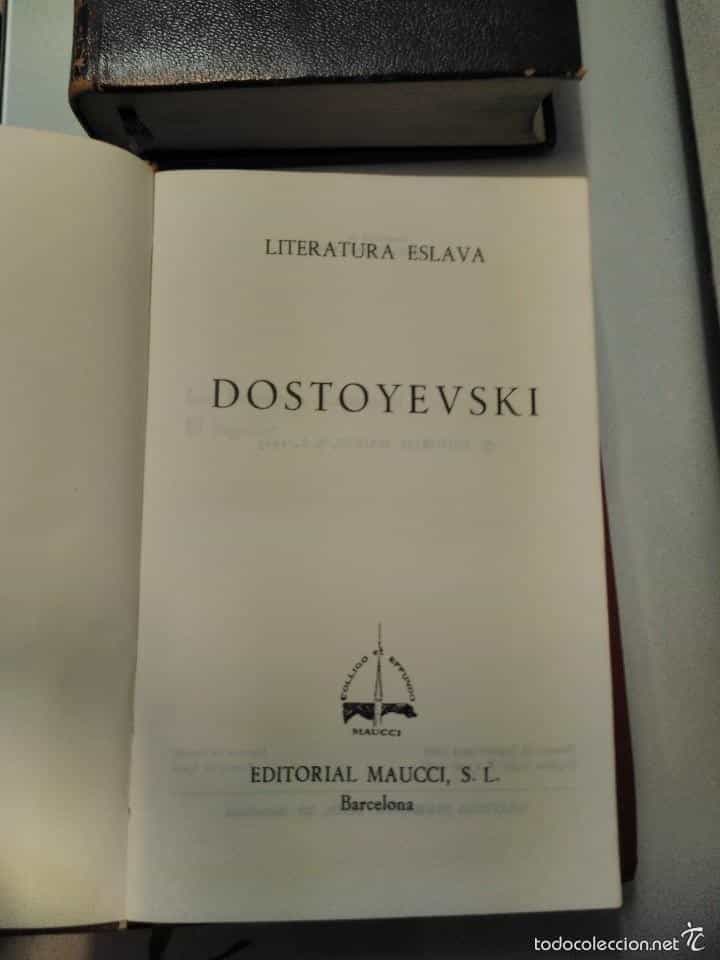 Imagen 2 del libro DOSTOYEVSKI -OBRAS ESTELARES -DOSTOIEVSKY ED. MAUCCI 1965