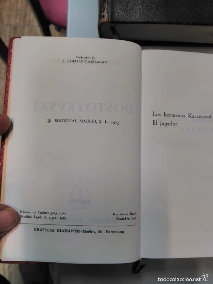 Imagen 3 del libro DOSTOYEVSKI -OBRAS ESTELARES -DOSTOIEVSKY ED. MAUCCI 1965