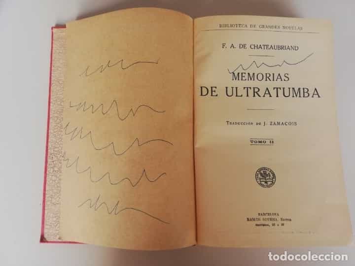 Imagen 3 del libro MEMORIAS DE ULTRATUMBA II. FRANCOIS RENE DE CHATEAUBRIAND ed SOPENA