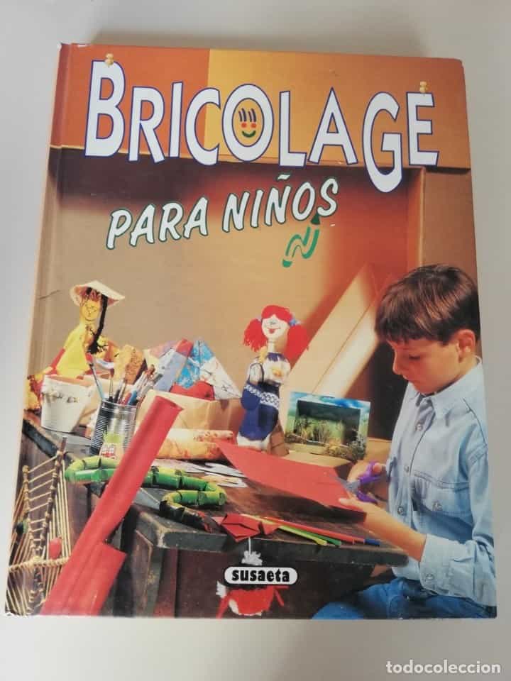 Libro de segunda mano: BOOK BRICOLAGE PARA NIÑOS - PAPEL, CARTULINA, CARTON, PAPIROFLEXIA, MADERA...TAPAS DURAS