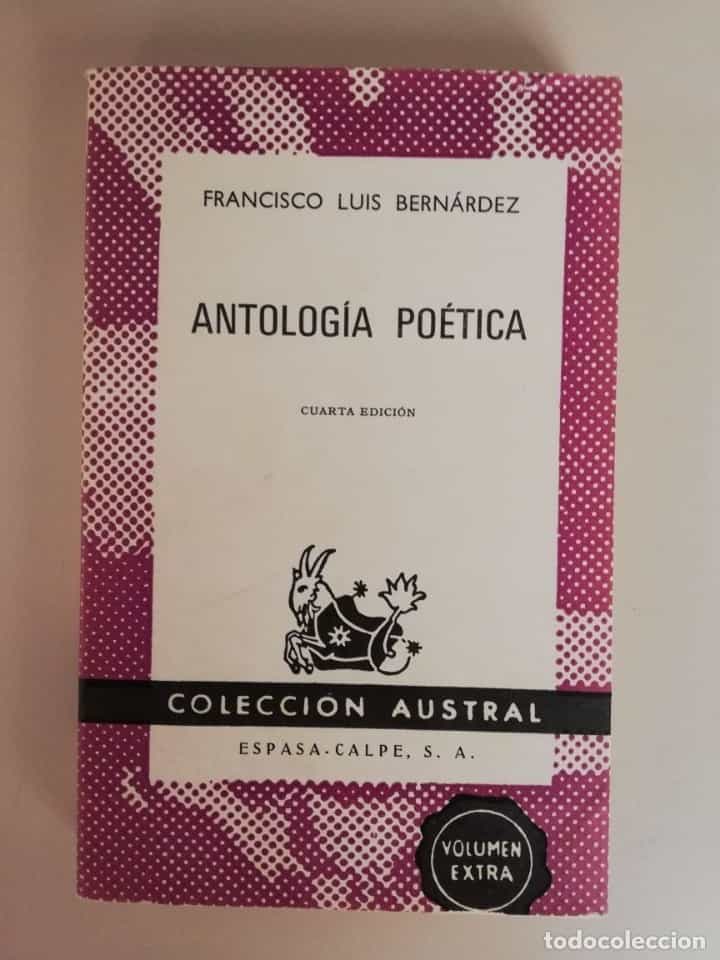 Libro de segunda mano: ANTOLOGÍA - FRANCISCO LUIS BERNARDEZ