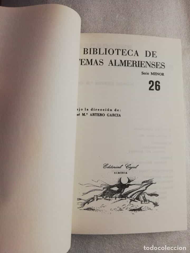 Imagen 2 del libro PESCADORES Y NAVEGANTES. ARTERO, JOSÉ Mª. ED. CAJAL. ALMERÍA 1987. 2ª EDICIÓN