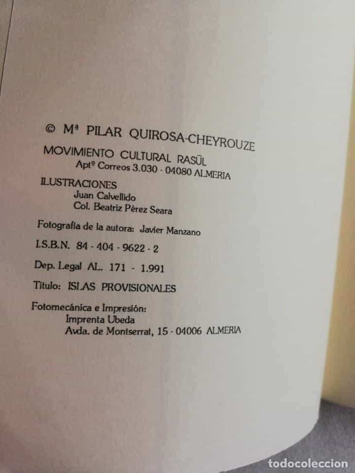 Imagen 3 del libro ISLAS PROVISIONALES ISLAS PROVISIONALES - QUIROSA CHEYROUZE PILAR 1991