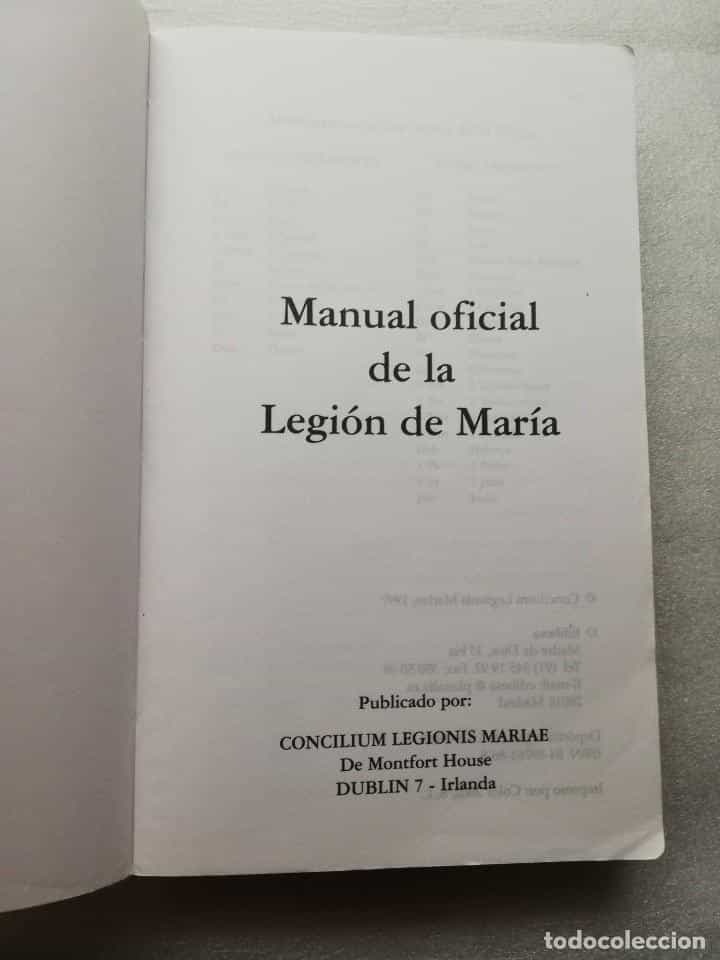 Imagen 2 del libro LEGIO MARIAE. MANUAL OFICIAL DE LA LEGIÓN DE MARÍA