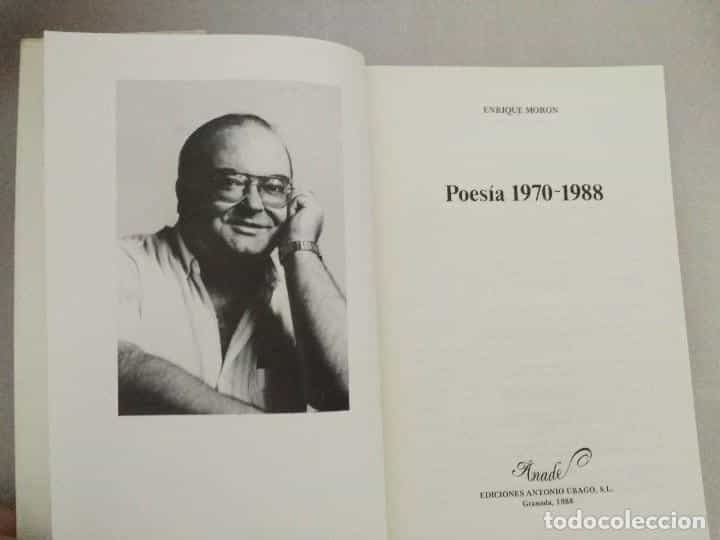 Imagen 2 del libro POESIA 1970-1988- ENRIQUE MORON-