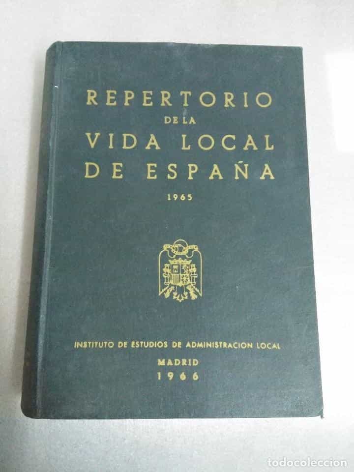 Libro de segunda mano: REPERTORIO DE LA VIDA LOCAL DE ESPAÑA 1965 DEL INSTITUTO DE ESTUDIOS DE LA ADMINISTRACIÓN LOCAL