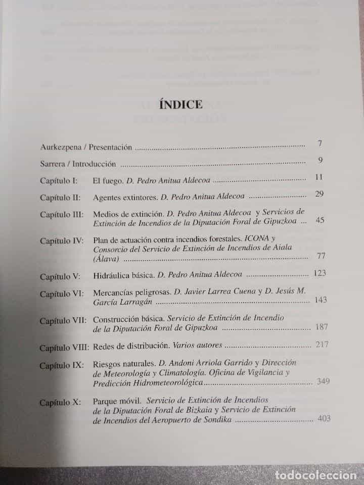 Imagen 2 del libro MANUAL BÁSICO DEL BOMBERO - 577 páginas. - VER INDICE