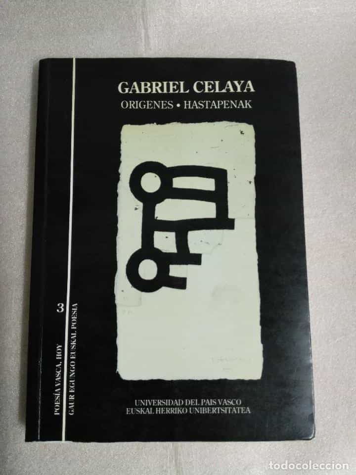 Libro de segunda mano: GABRIEL CELAYA. ORÍGENES. HASTAPENAK. 1990 PRIMERA EDICION