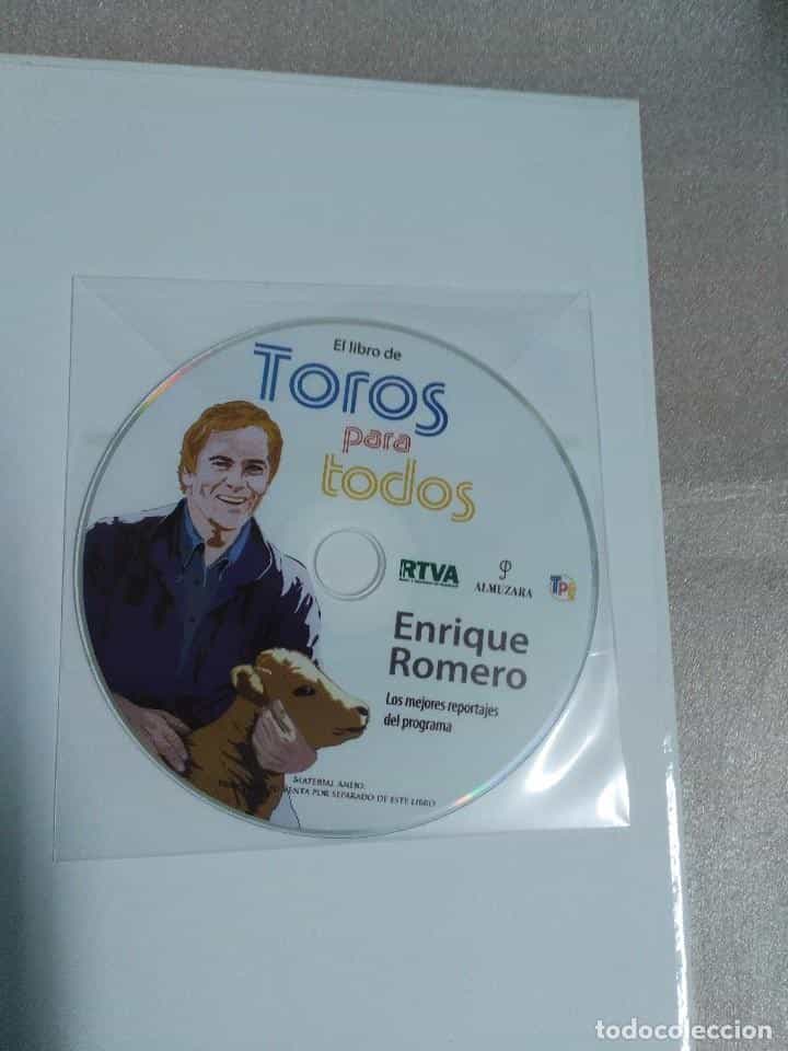 Imagen 2 del libro EL LIBRO DE TOROS PARA TODOS (INCLUYE DVD CON LOS MEJORES REPORTAJES DEL PROGRAMA) - ROMERO, ENRIQU