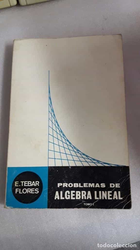 Libro de segunda mano: PROBLEMAS DE ALGEBRA LINEAL.I. E. TEBAR FLORES