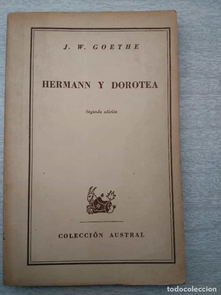 Libro de segunda mano: 1951.- HERMANN Y DOROTEA. GOETHE. AUSTRAL