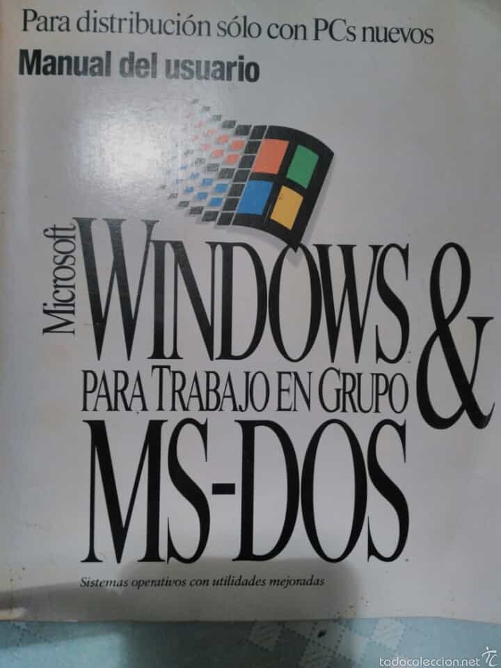 Libro de segunda mano: Windows para trabajo em grupo y Ms Dos . Manual de usuario microsoft