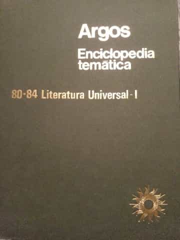 Libro de segunda mano: Argos Enciclipedia tematica 80-84 Literatura Universal -1