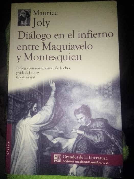 Libro de segunda mano: Diálogo en el infierno entre Maquiavelo y Montesquieu