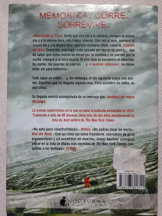 El corredor del laberinto: Una emocionante carrera por la libertad y la verdad