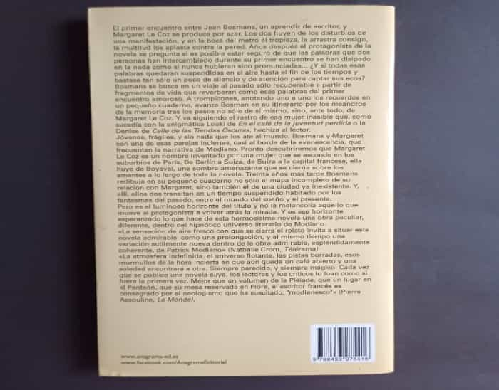 Explorando ‘El Horizonte’ de Patrick Modiano: Una Odisea Literaria