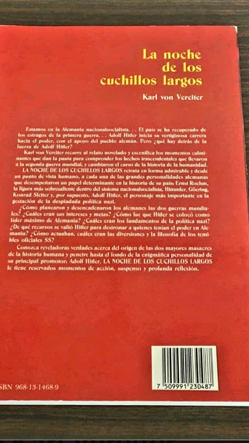 Imagen 2 del libro La noche de los cuchillos largos