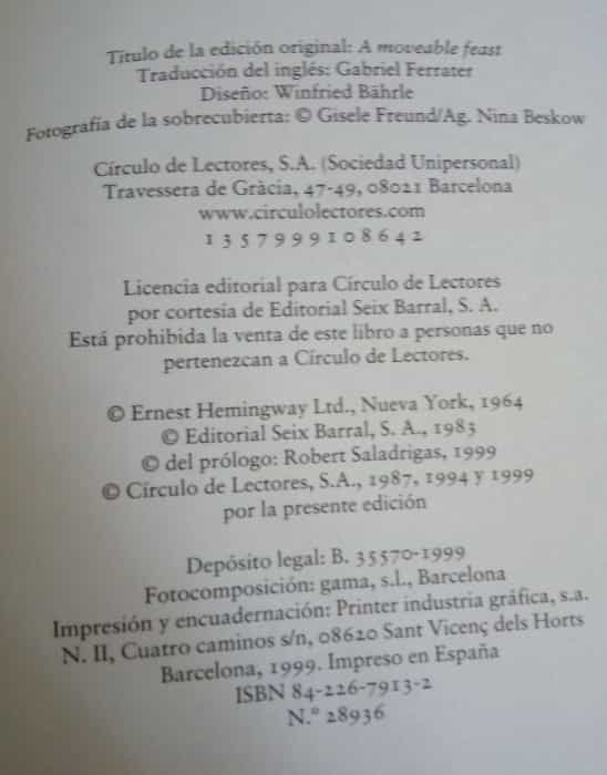 Imagen 2 del libro París era una fiesta  