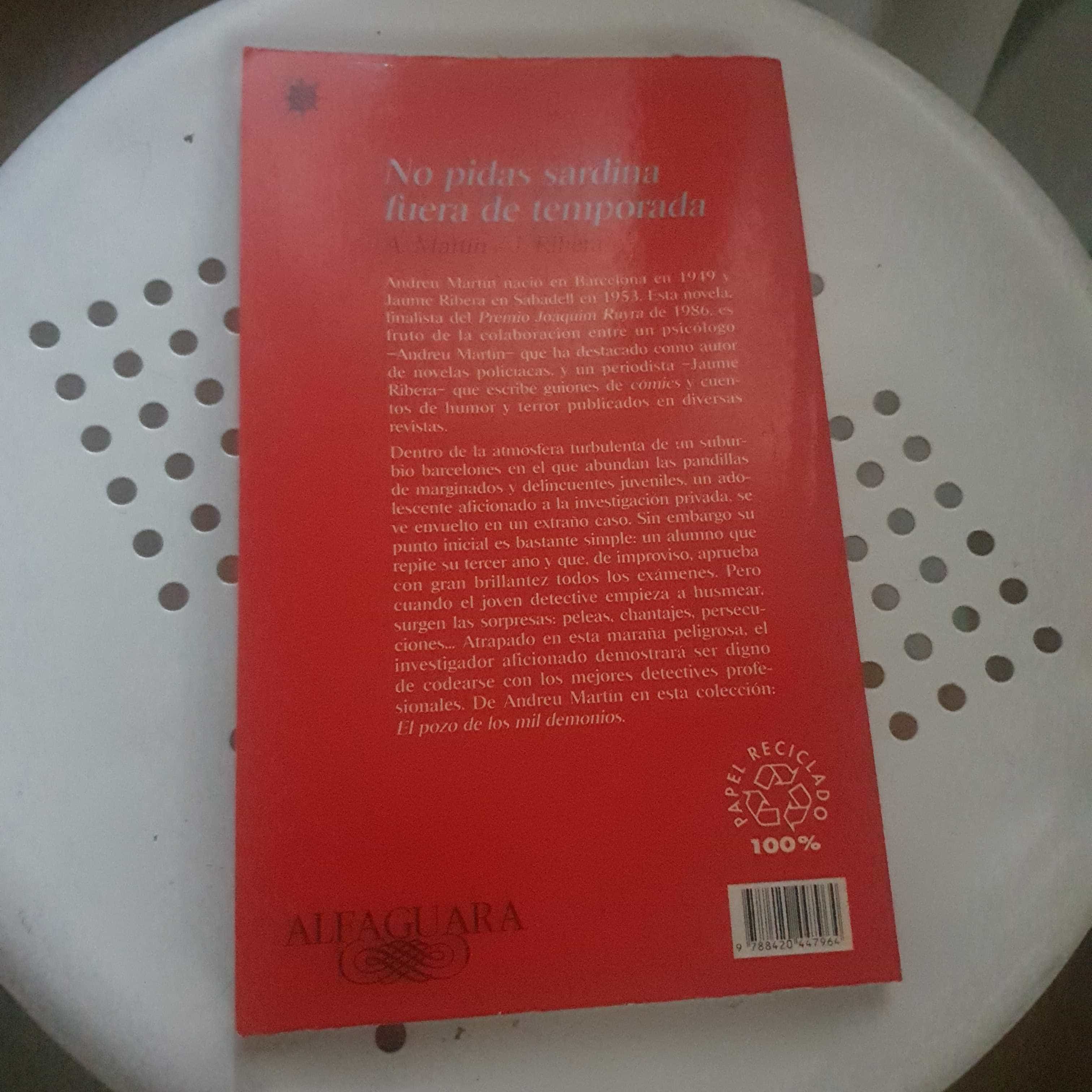 Imagen 2 del libro No pidas sardina fuera de temporada