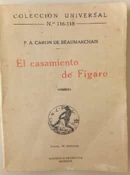 Libro de segunda mano: El casamiento de Fígaro (1919)