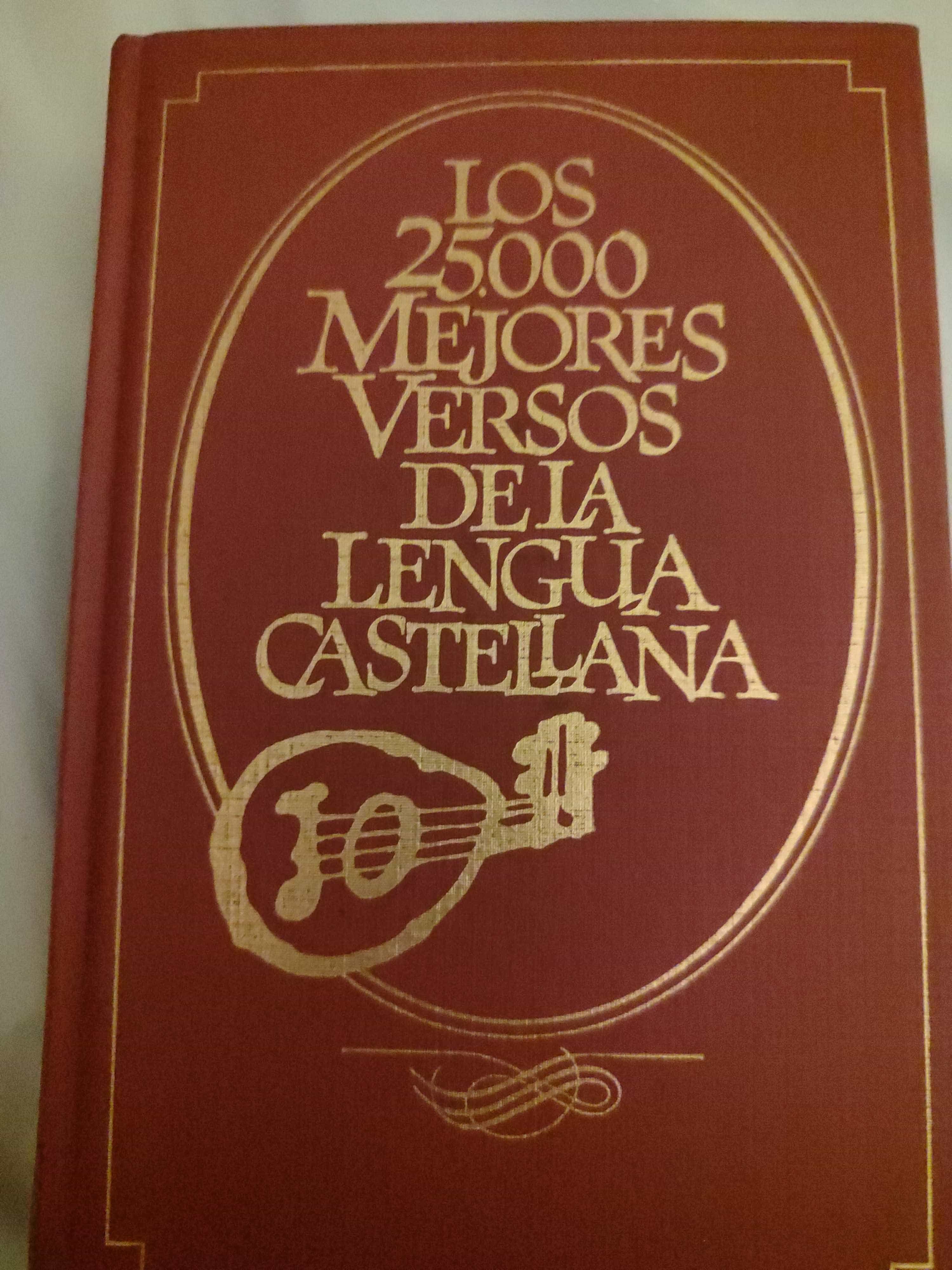 Libro de segunda mano: los 25.ooo mejores versos de la lengua castellana