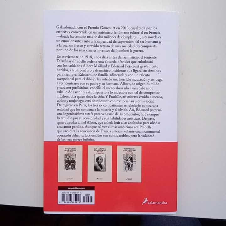 Nos vemos allá arriba: Una obra maestra de Pierre Lemaitre