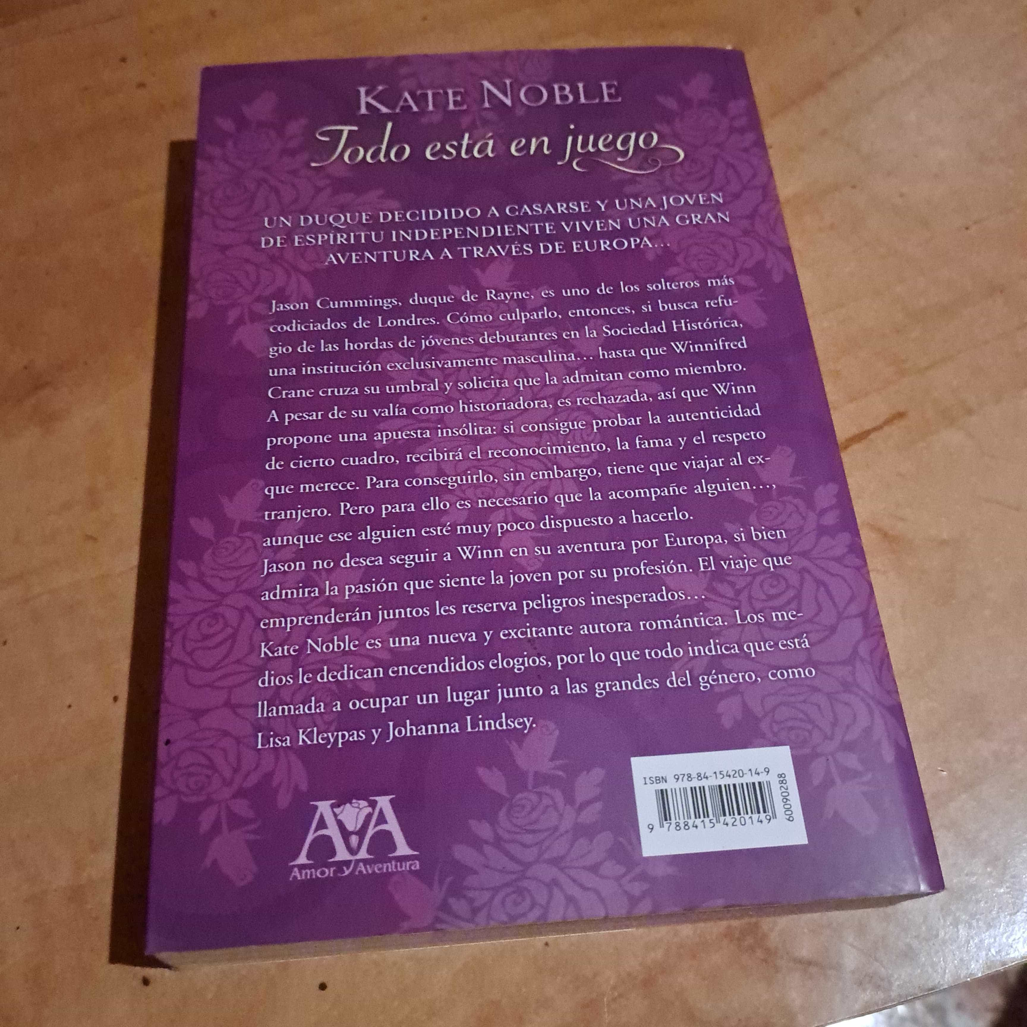 ¡Adéntrate en el Intrigante Mundo de «Todo Está en Juego» de Kate Noble!