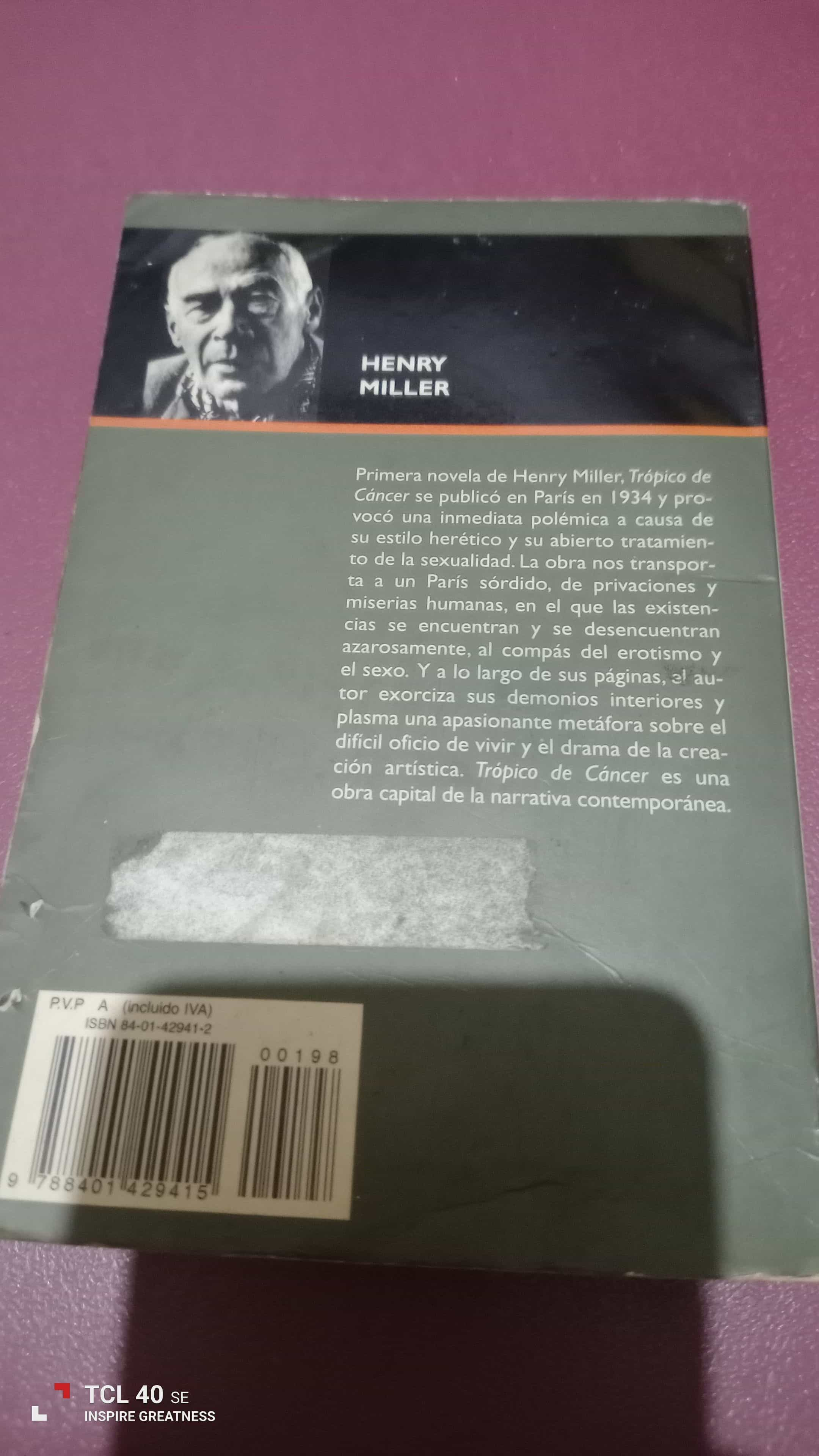 «¿De qué palida una vida como locura? ¡En ‘Tropico de Cancer’!»