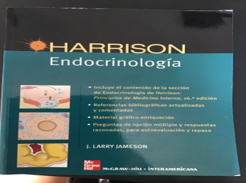 Libro de segunda mano: Harrison endocrinologia