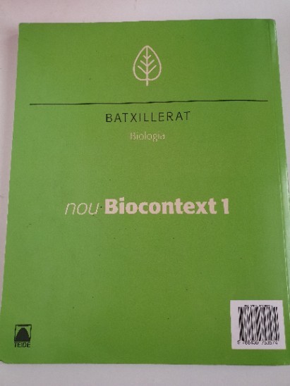 Imagen 2 del libro Nou Biocontext 1, Biologia, Batxillerat