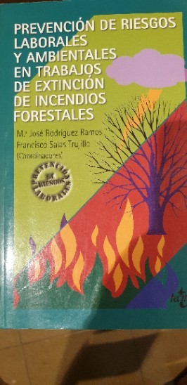 Libro de segunda mano: Prevención de riesgos laborales y ambientales en trabajos de extinción de incendios forestales