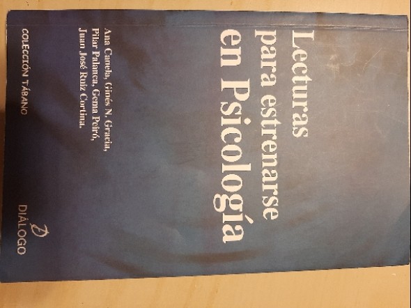 Libro de segunda mano: Lecturas para estrenarse en psicología