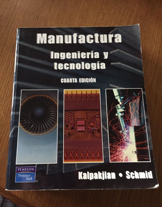Libro de segunda mano: Manufactura. Ingeniería y tecnología