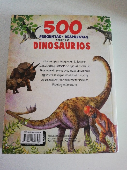Imagen 2 del libro 500 Preguntas y respuestas sobre los Dinosaurios 