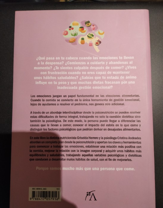 Libro Psiconutrición Aprende A Tener Una Relación Saludable Con La Comida 9788417057916 Por 15 6953