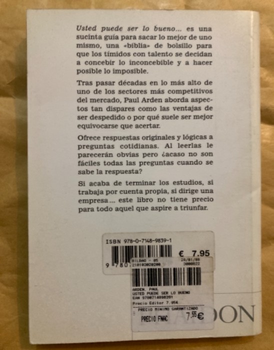 Imagen 2 del libro Usted Puede Ser Lo Bueno Que Quiera Ser
