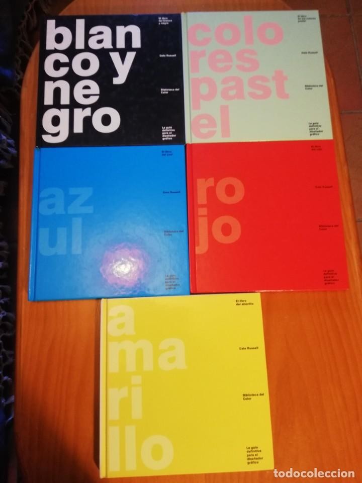 Libro de segunda mano: BIBLIOTECA DEL COLOR - DALE RUSSELL - 5 TOMOS- DISEÑO GUSTAVO GILI