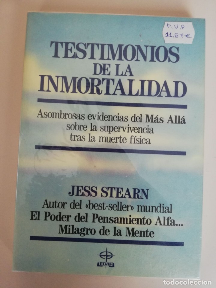 Libro de segunda mano: TESTIMONIOS DE LA INMORTALIDAD. JESS STEARN. EDAF